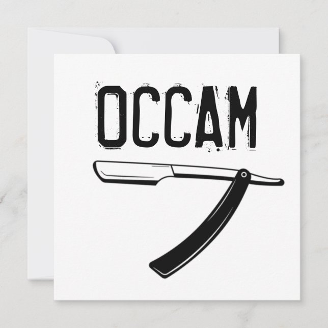 Carte Razor d'Occam (Devant)