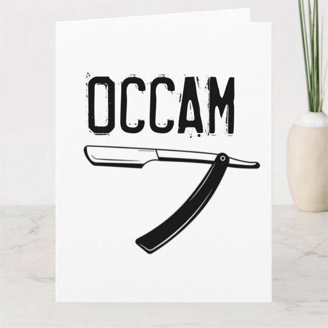 Carte Razor d'Occam (Devant)