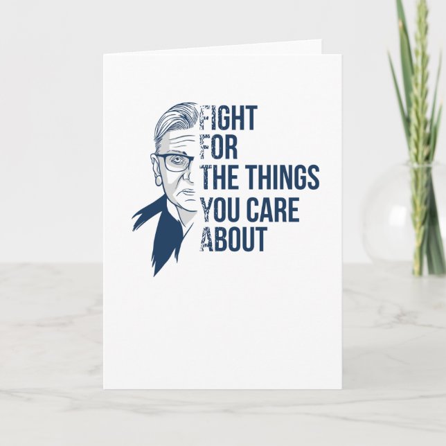 Carte RBG Ruth Bader Ginsburg - Féminisme (Devant)