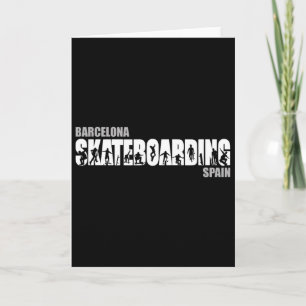 Carte Rcelona Skateur Urne Skateboarding 1