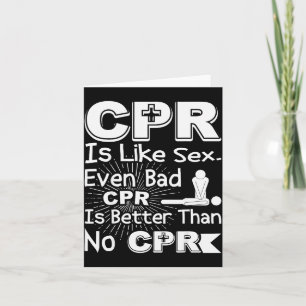 Carte Rcp Comme Mauvais Rcp Mieux Que Rien Humour Blague