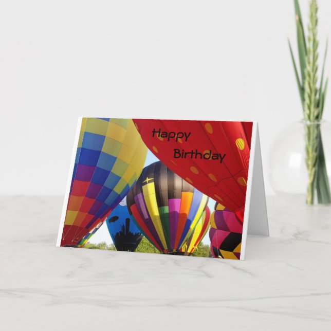 CARTE **REACH FOR THE SKY** SOAR / HEUREUX ANNIVERSAIRE (Devant)