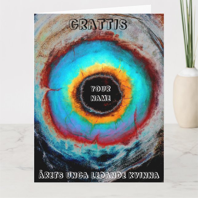 Carte Réalisation Célébration de la reconnaissance réuss (Devant)