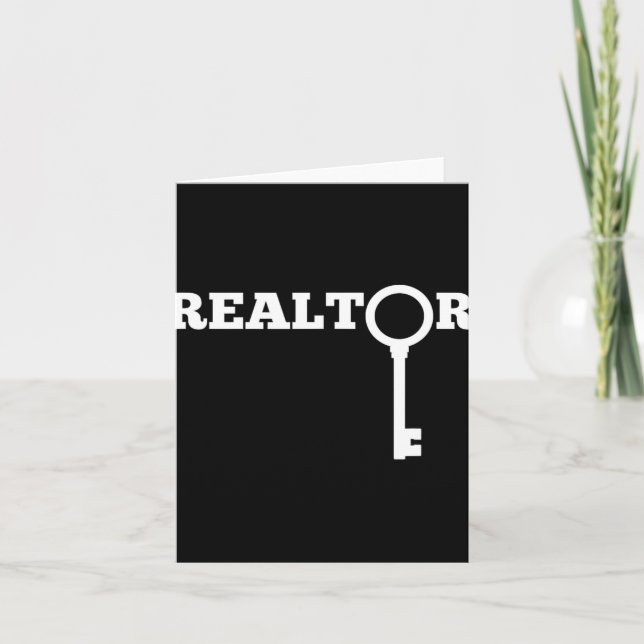 Carte Realtor New Agent Real Estate License Trainee Funn (Devant)