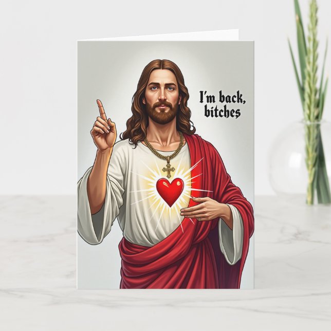 Carte Rebel Icon Funny Message Card (Devant)