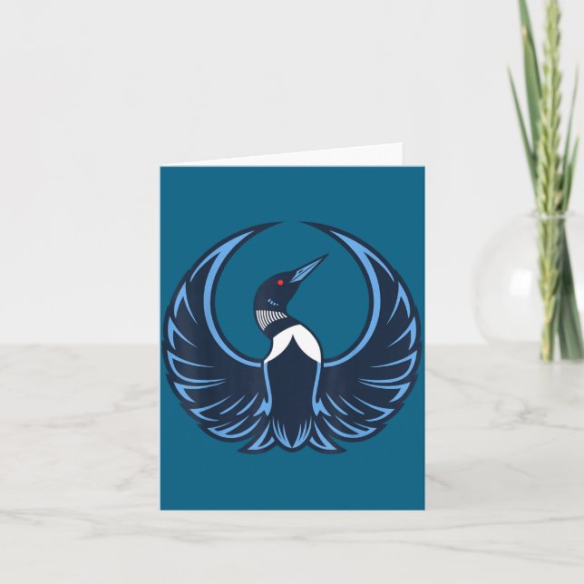 Carte Rebel loon minnesota strong  (Devant)