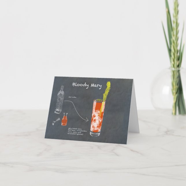 Carte Recette Bloody Mary (Devant)