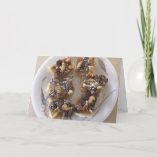 Carte Recette Carré de tarte au beurre