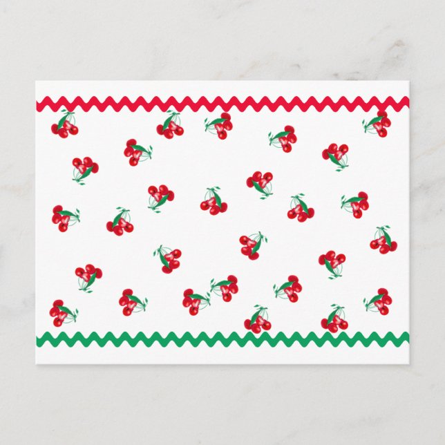 Carte Recette Cerises & Ric Rac (Devant)