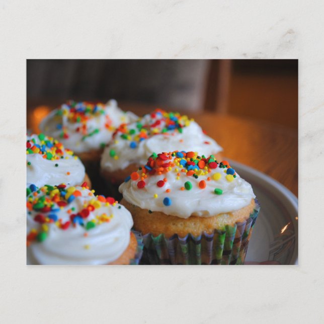 Carte Recette Confetti Cupcakes (Devant)