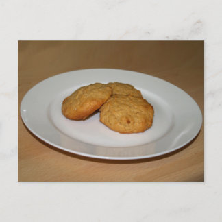 Carte Recette de biscuits à base de beurre d'arach