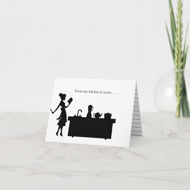 Carte Recette - De ma cuisine à la vôtre (Devant)