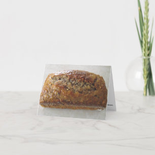 Carte Recette de pain aux bananes