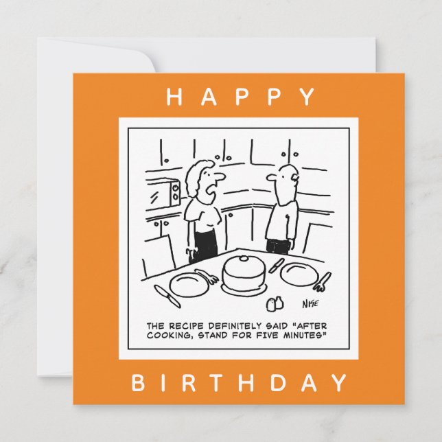 Carte Recette Dit Se tenir après le dessin de Cuisine (Devant)