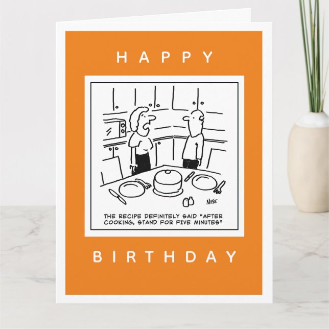 Carte Recette Dit Se tenir après le dessin de Cuisine (Devant)