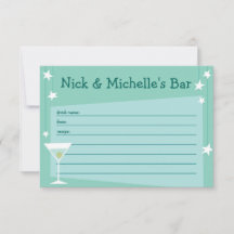 Carte Recette Retro Inspiré