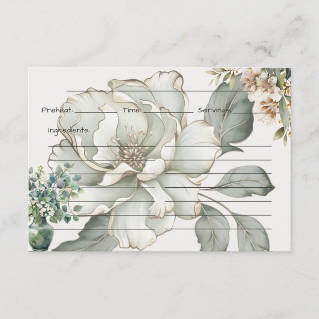 Carte Recette Tranquilité (Devant)