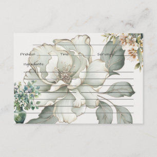 Carte Recette Tranquilité