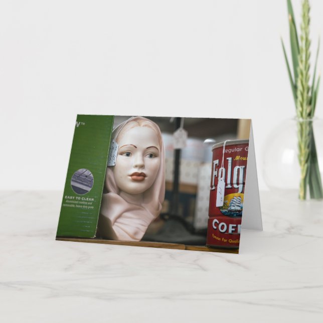 Carte Recherche vintage : Collection de magasins d'antiq (Devant)