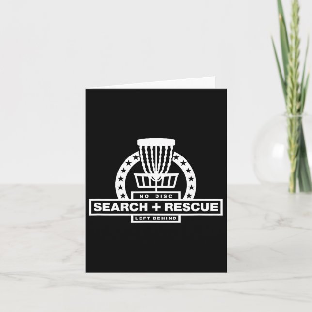 Carte Rechercher Et Secourir Disk Golf (Devant)