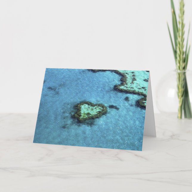 Carte Récif de coeur - Australie (Devant)