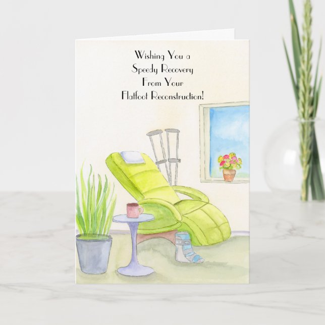 Carte Reconstruction du pied plat : récupération, béquil (Devant)