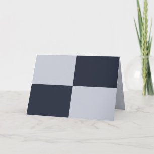 Carte Rectangles marine et gris