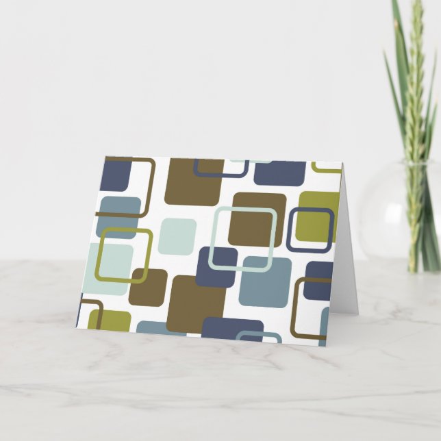 Carte Rectangles modernes 1 d'Eames (Devant)