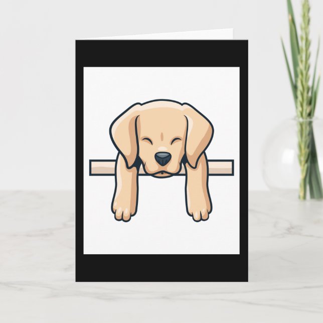 Carte Récupérateur Labrador (Devant)