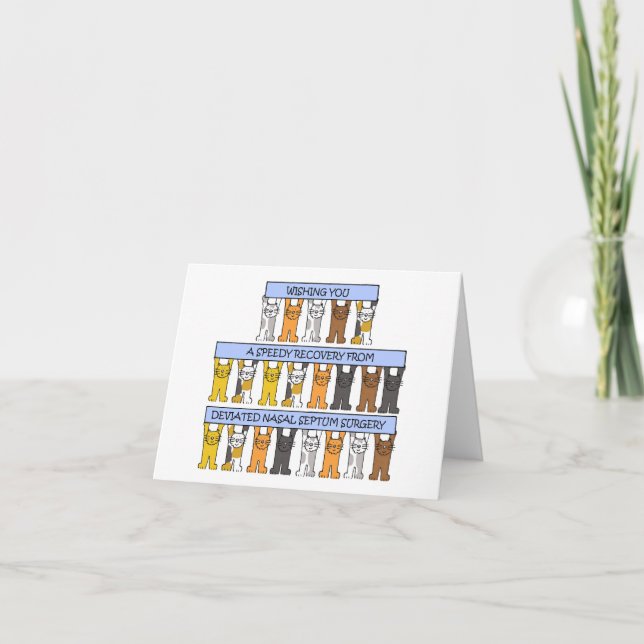 Carte Récupération de la chirurgie de septembre nasal di (Devant)