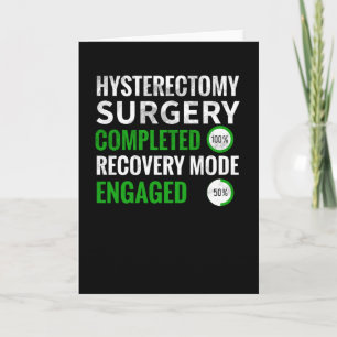 Carte Récupération hystérectomique   Chirurgie Uterus Re