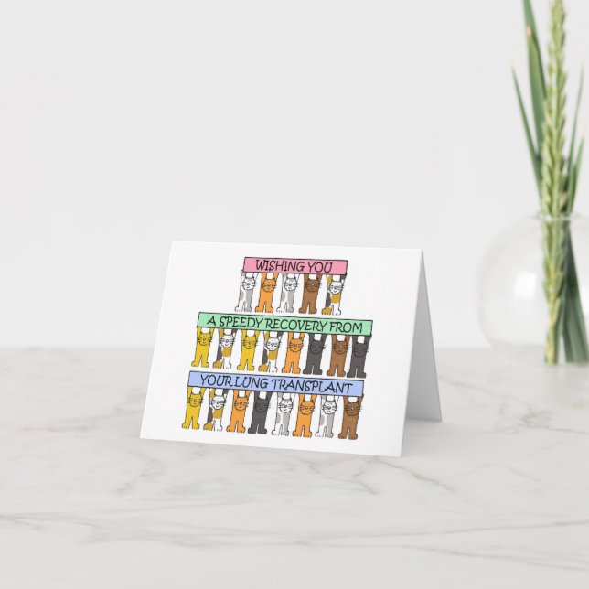 Carte Récupération rapide après la transplantation pulmo (Devant)
