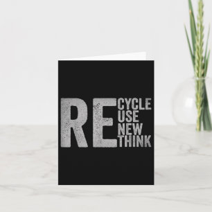 Carte Recycler réutiliser Renouveler l'environnement de