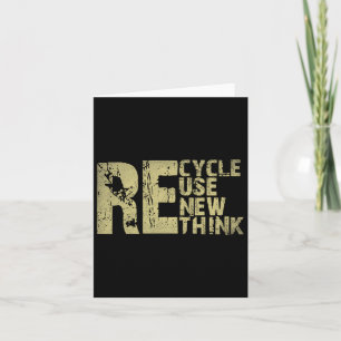 Carte Recycler Réutiliser Renouveler Repenser Jour de la