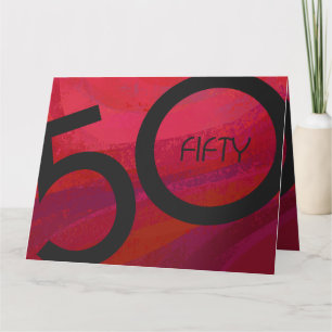 Carte Red 50 Dix Anniversaire