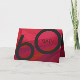 Carte Red 60 Dix Anniversaire