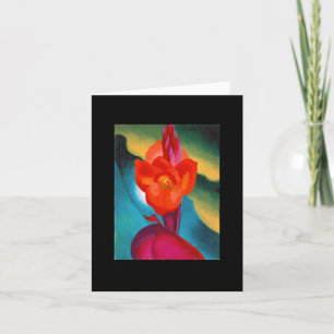Carte Red Canna, Georgia O'Keeffe, Art