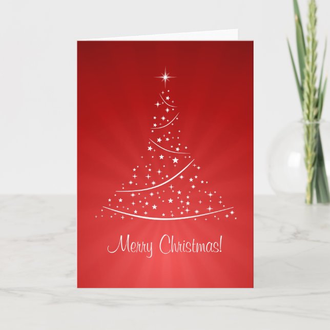 Carte Red Christmas Tree (Devant)