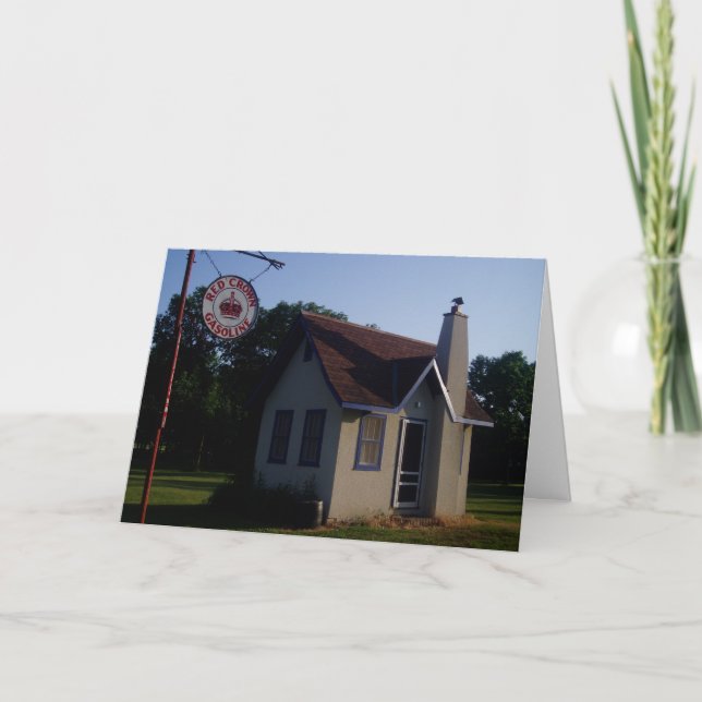 Carte "Red Crown Gasoline" Get Well Card (Devant)