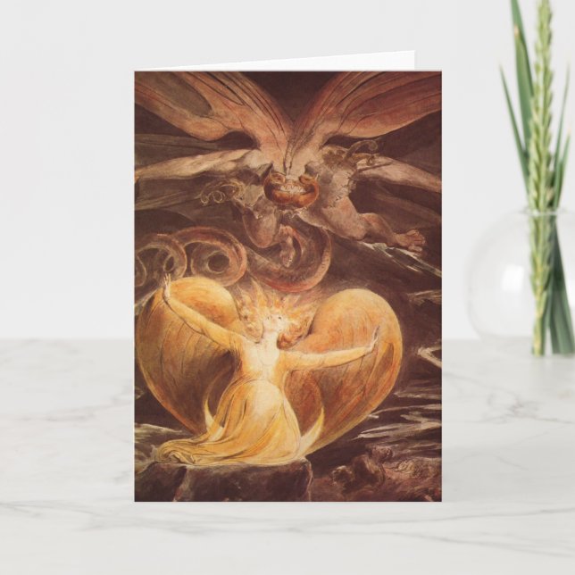 Carte Red Dragon Art William Blake (Devant)