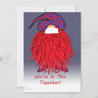 Carte Red Gnome Card : Nous sommes ensemble dans cette a