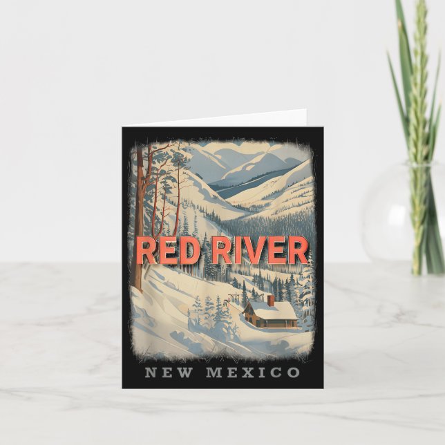 Carte Red River New Mexico Nm Skiing Extravaganza Sd778 (Devant)