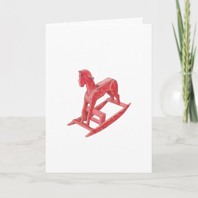 Carte Red Rocking Horse (Devant)