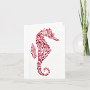 Carte Red Seahorse