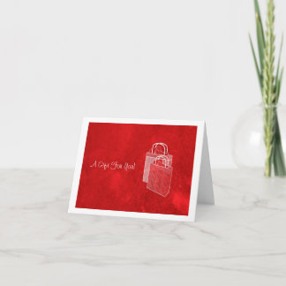 Carte Red Shopping Spree Argent Enfermé