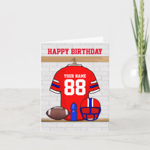 Cartes Footballeur D Anniversaire Zazzle Fr