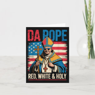 Carte Red White Holy Da Pope De L'Amérique Chicago Pope 