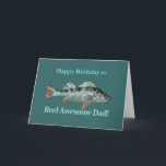 Carte Reel Awesome Dad Fishing Humor Birthday Humor<br><div class="desc">Fun Reel Awesome Dad Fishing Humor for Father's Birthday</div>