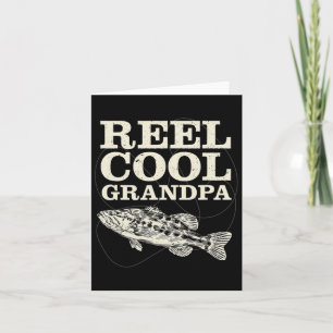 Carte Reel Cool Grandpa Fête des pères de pêche