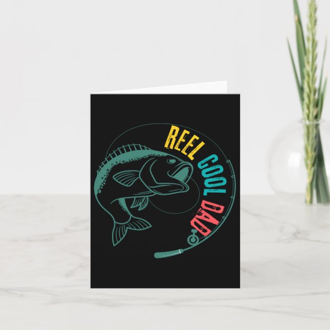 Carte Reel Cool Papa Pêche (Devant)